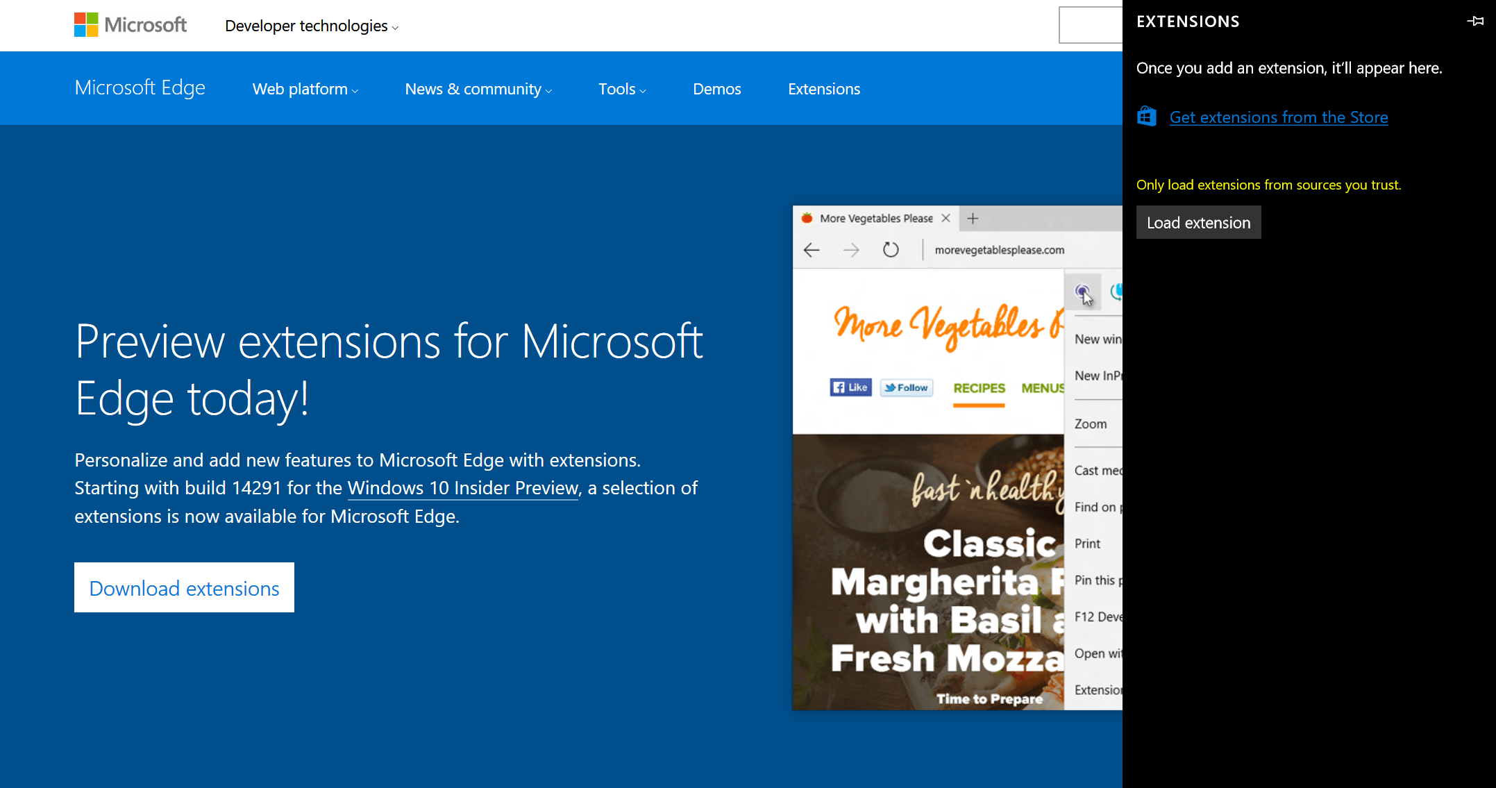 Microsoft Edge Now Has Ad Blocking And Extensions In The Store 7727