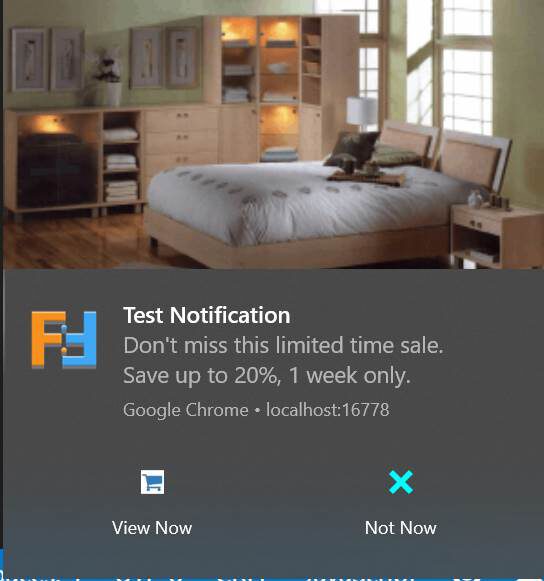 Example Push Notification