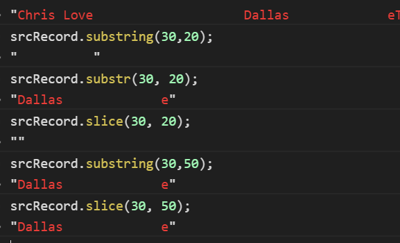 Using JavaScript subString, substr & slice 🔪 to Pull Sub Strings  [Tutorials]