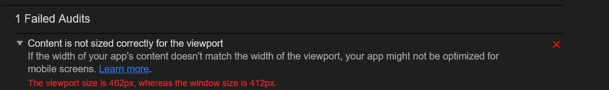 lighthouse-failed-pwa-viewport-audit