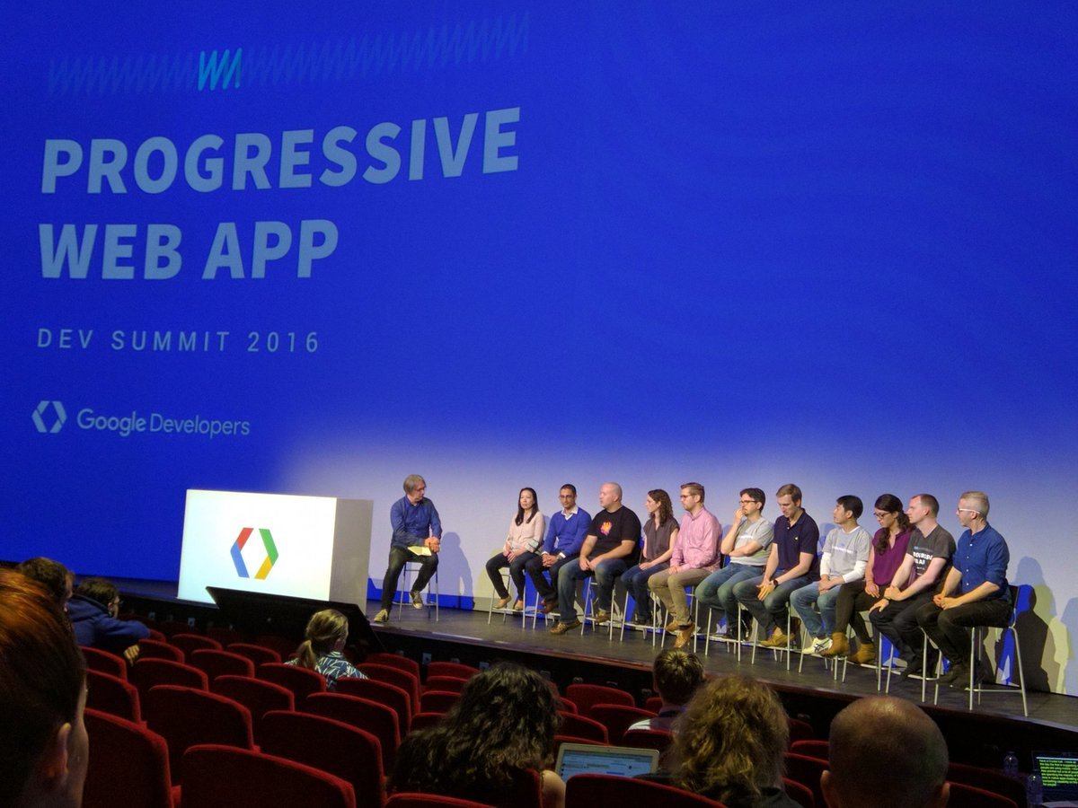 PWA Panel Chrome Dev Summit